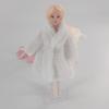 Muñeca de 28/30 cm, 6 puntos, vestido de novia especial, ropa de simulación, moda, abrigo de piel, juguete para niña
