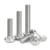 Ventas Directas de Fábrica de Tornillos para Máquina de Hierro Niquelado con Cabeza de Cruz y Ranura Phillips M2~M4 Tornillos Pequeños Tornillos para Máquina con Cabeza de Cruz y Ranura Phillips