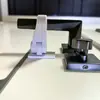 Cerradura de seguridad para manija de puerta sin perforación cerradura antirrobo infantil protección de seguridad para mascotas dispositivo antirrobo fijo anti-puerta