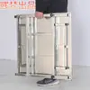 Mesa plegable de acero inoxidable, mesa cuadrada para comedor de uso doméstico, mesa portátil comercial para puestos y viviendas de alquiler