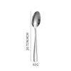 Vajilla de acero inoxidable de Amazon, cuchillo y tenedor, cuchara, apto para vajilla occidental ligera de lujo, cuchillo para carne con mango cuadrado, tenedor de postre, cuchara, cuchara de café.