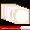 Pintura chinesa espessada, papel cartão xuan bruto, pintura fina, papel xuan em branco, lente de caligrafia semi-maduro para iniciantes, papel de trabalho redondo
