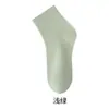 Meias Pós-Parto Brancas Anti-Pilling Meias Femininas Curtas Estilo Primavera e Outono Cor Sólida Algodão Meias de Cano Médio Resistentes ao Odor Absorventes de Suor Indústria de Meias de Zhuji