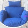 Cojín para Cesta Colgante Individual Desmontable y Lavable Cojín Columpio Nido de Pájaro Cojín Silla Colgante Cojín de Ratán Cojín Integrado Grueso con Vela