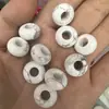 14x 8mm apertura 5mm piedra natural cuenta de un solo agujero accesorios para joyería Cristal en polvo Ojo de Tigre fábrica directa AliExpress más vendido
