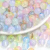 Contas Redondas de Cor Sólida Banhadas a Ouro Cor de Proteína 10mm Pulseira de Contas Feita à Mão DIY Acessórios para Corrente de Celular Contas Soltas