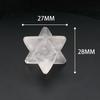 Colgante de Estrella Merkaba de Cristal Jade Piedra Octagonal Semipreciosa Accesorios Comercio Exterior Mayorista Cristal Blanco Modelo Más Vendido