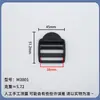 Suministro directo de fábrica hebilla plana de plástico de cuatro dientes hebilla curva hebilla trapezoidal hebilla ajustable para mochila hebilla para mochila