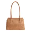 Bolso Tote Retro de Gran Capacidad para Viajes Diarios de Mujer 2025 Otoño Nuevo Maillard Lujo Accesible Versátil Bolso de Hombro Único