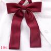 Frete Grátis Zíper Curto Gravata Uniforme JK Gravata Xadrez Sem Gravata Casual Moda Suéter Camisa Gravata Feminina Combinável