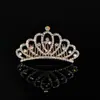 Peine para el cabello de corona de princesa para niños pequeños, versión coreana transfronteriza, tocado de horquilla de corona de florista de moda, tocado