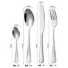 Amazon Transfronterizo 1010 Cuchillo de Acero Inoxidable Cuchara Tenedor Vajilla de Hotel Cuchillo Principal Engrosado Cuchillo para Filete Té