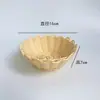 Canasta de bocadillos canasta de frutas creativa tejido de imitación de ratán de plástico plato de frutas canasta tejida para el hogar plato para semillas de girasol ktv canasta de frutas secas