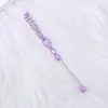 Llavero de cadena mini DIY, llavero de cadena colgante para bolsa de varilla con cuentas creativas, llavero de metal colorido en stock