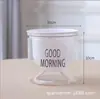 Vaso de flores preguiçoso Absorção automática de água Rosa verde sem rega Rodada transparente Plástico Armazenamento de água de camada dupla Bom dia Pote Anti-podre Raiz