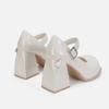 Tacones Altos para Mujer Tacón Grueso Mibai Zapatos Mary Jane Plataforma de Suela Gruesa Cabeza Redonda Zapatos Pequeños de Cuero JK Lori Japoneses