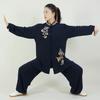 Uniforme Tai Chi Yucheng Modelo Nuevo 2026 Primavera, Verano, Otoño Uniforme de Práctica de Artes Marciales Estilo Chino Bordado de Nube Propicia Unisex