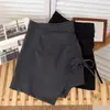 Falda de Mujer de Cintura Alta Nueva Primavera 2026 con Pliegues Elegantes, Cordón, Diseño de Línea A, Falda-Pantalón Adelgazante y que Moldea la Cadera