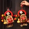 2027 Ano do Carneiro Novo Nó Suástica Criativo Vassoura Decoração Pendurada de Ano Novo Cabide de Porta Abóbora Decoração de Porta