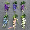 Delphinium Artificial con 2 Horquillas, Flor Artificial para Arreglo de Escena, Flores de Boda, Delphinium Grande, Flores Artificiales de Amazon Transfronterizo
