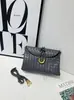 Bolsa Tejida 2025 Nueva Bolso de Mano para Noche Bolso sobre de Solapa Bolso de Hombro Cruzado Tejido a Mano de Moda