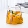 Vaso de agua transparente de cristal del Monte Fuji, creativo, japonés, resistente a altas temperaturas, para jugo, desayuno, leche, bebidas