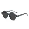 Gafas de Sol Polarizadas Redondas Retro de Nicho Europeo y Americano para Hombres y Mujeres, Diseño de Pin Cp 88643, Gafas de Sol Modernas de Calle Ins con Protección Solar