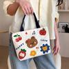 Bolso de Lona de Moda para Mujer 2026 Nuevo Modelo Bolso Tote Bolsa para Lonchera Minibolsa de Mano Bolsa para Almuerzo de Estudiante y Viajero al por Mayor