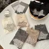 Bragas de encaje con estampado de leopardo, estilo francés, puras y sexys, de cintura media para mujer, con fuelle extendido, bragas de triángulo finas para niñas