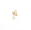 Tachuelas para Labio de Acero Inoxidable Sin Perforar, Pinzas para Labio sin Perforación, Anillos Falsos para Labio en Forma de C, Joyería de Piercing de Nicho al por Mayor para Chicas Populares