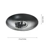 Cadena de Lluvia de Aleación de Aluminio con Doble Anillo Estilo Japonés Canalón de Techo Cadena para Desagüe Decoración Exterior para Villa Cadena de Lluvia Resistente a la Corrosión Cadena de Lluvia para Guiar el Agua