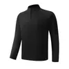Camisa de Secado Rápido para Montañismo y Senderismo al Aire Libre para Hombre, Manga Larga, Cuello Medio Alto, Elástica, Camiseta Deportiva, Top para Escalada en Roca Otoño Invierno
