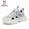 Babu Dou Botón Giratorio Zapatillas de Malla Hueca Nuevas para Niñas Zapatillas con Perilla para Niños Zapatillas de Correr para Niños
