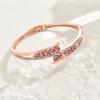 Pulsera de Diseño Simple Micro-incrustada Diamante Completo Estilo Frío para Mujer Estilo Muy Simple Combinable Estilo Lujo Ligero Pulsera Fábrica de Origen