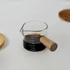 Venta al por mayor del fabricante Taza pequeña de leche Jarra de leche Balanza para espresso Taza medidora Café Más Taza de leche Asa de madera Jarra pequeña de leche Hogar