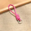 Bolsa de Corda de Couro PU Colorida Pingente Estilo Miu Simples Versátil Charme de Bolsa Chaveiro Acessório Lanyard de Celular Estilo Curto Novo