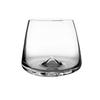 Vaso de whisky Chuangster 365ml vaso creativo de fondo cóncavo taza de té de vidrio resistente al calor vaso para jugo vaso para cerveza bebida