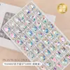 Novos Strass de Unha de Cristal Irregulares com Fundo Pontiagudo Famosos na Internet K9 Oval Ovo de Pombo Luxo Decorações de Unha