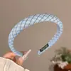 Diadema de Estilo Fresco de Lujo Ligero, Diseño de Esponja Fina, Accesorio para el Cabello de Gama Alta, Diadema de Colores para Mujeres, Venta al por Mayor, Diadema de Corona Alta para Lavarse la Cara
