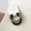 Juego de 2 anillos para el pelo de línea telefónica grande mate Color nuevo coreano Combinación para todo tipo de cabello Alta elasticidad Sin costuras Accesorios para el pelo de Instagram