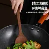 MEGOES Espátula Inclinada Grande de Madera de Ala de Pollo para el Hogar, Espátula de Madera Antiadherente sin Cera, En Stock, Espátula de Madera de Ala de Pollo de Mango Largo para Cocina