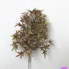 Plantas de Bonsái Hechas de Hojas de Ciprés, Hojas de Pino y Ciprés, Flores Artificiales Decorativas, Hojas Perennes