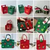 Nova caixa de embalagem de feltro para maçã de Natal transfronteiriça, bolsa de presente de doces de fruta da paz, personalização de bolsa de feltro