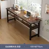 Escritorio Doble Largo para Estudiantes, Uso en Casa, Estudio de Dormitorio, Escritura, Casa de Alquiler, Escritorio de Computadora Rectangular, Mesa Estrecha Montada en la Pared