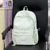 Mochila estrellada estilo ins para estudiantes, linda bolsa escolar de gran capacidad para estudiantes de secundaria y preparatoria, mochila casual para viajes