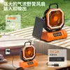 Ventilador Solar Transfronterizo con Batería de Larga Duración, Ventilador Portátil para Acampar, Potente Ventilador de Piso Recargable de Alta Potencia para Exteriores