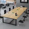 Mesa de Conferência, Mesa Longa, Mesa de Escritório Simples Moderna, Mesa Longa e Cadeiras para Negociação, Mesa de Trabalho para Sala de Reunião, Mesa de Treinamento