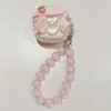Adequado para Estojo de Fone de Ouvido Baseus Bd1 Pingente de Borboleta Flor Cartoon DIY Pulseira de Concha Macia Bluetooth Sem Fio
