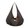 Bolso de hombro tipo tote retro con estampado de leopardo estilo americano para mujer, nueva colección otoño/invierno 2026, gran capacidad, casual, versátil y adecuado para ir al trabajo, se puede llevar debajo del brazo