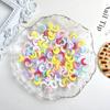 Tendência do TikTok Nail Art Estrela Colorida Lua Crescente Resina Menina Lua Unhas Postiças Acessórios de Unha Atacado